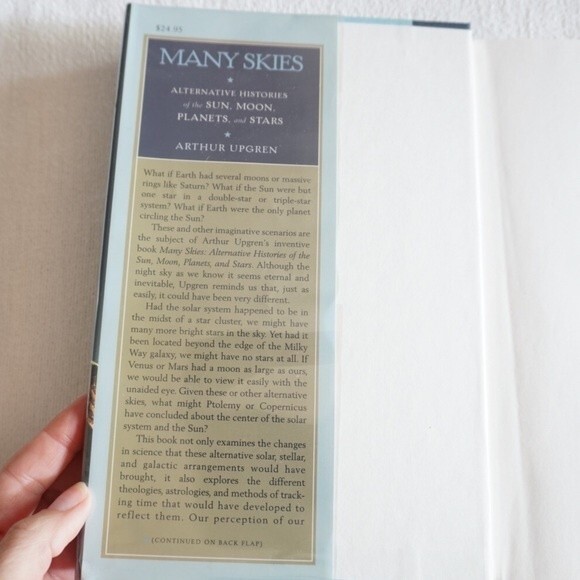 Arthur Upgren Many Skies Alternative Histories of the Sun Moon Planets and Stars - Picture 4 of 9